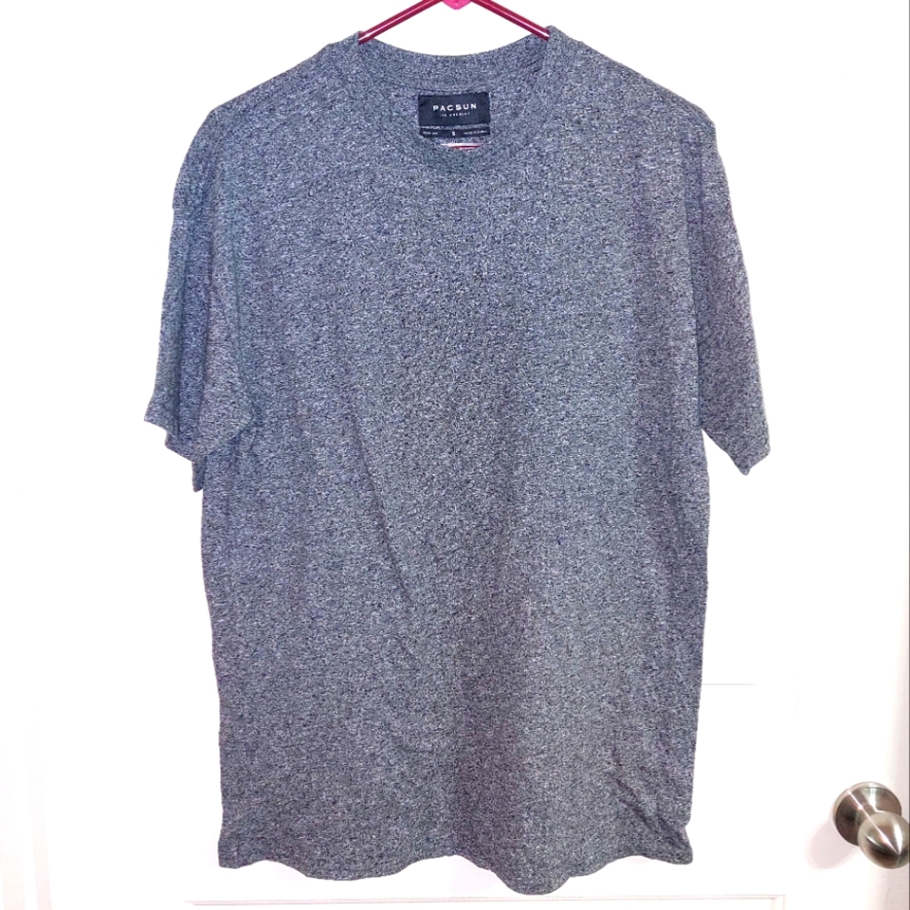 Men's PACSUN Gray Shoet Sleeve T-Shirt - (M)
